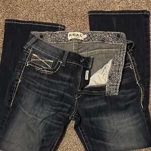 Ariat Women's Dark Blue Boot Cut Jeans